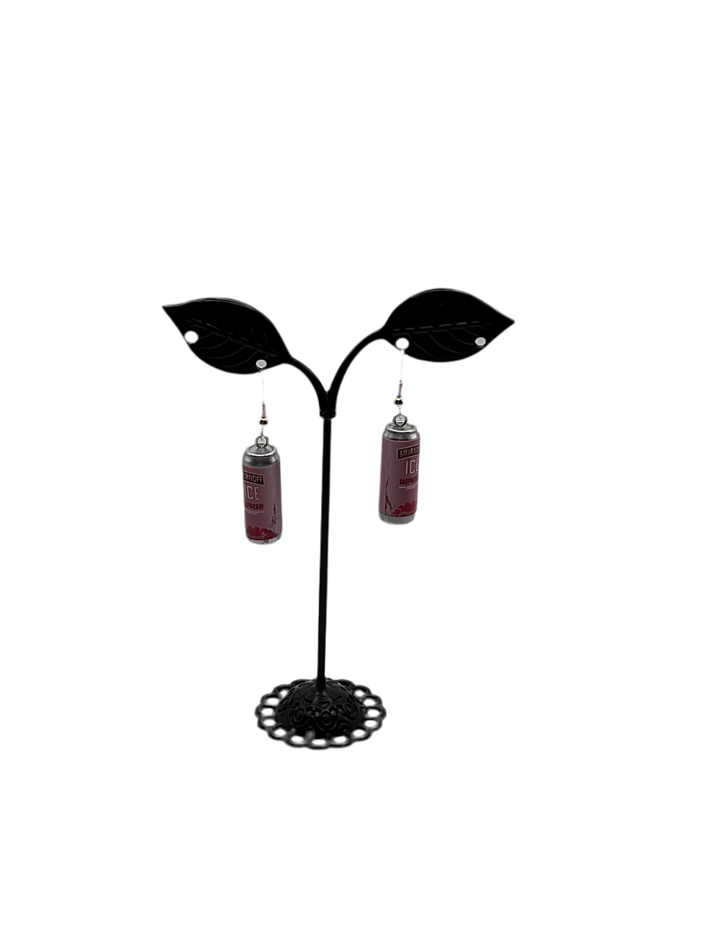 Smirnoff raspberry ice earrings