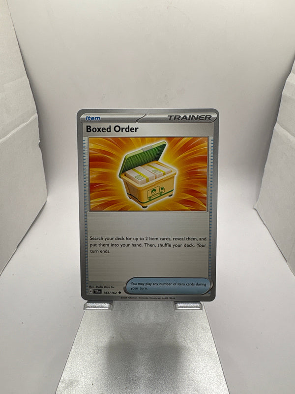 Pokemon Boxed Order