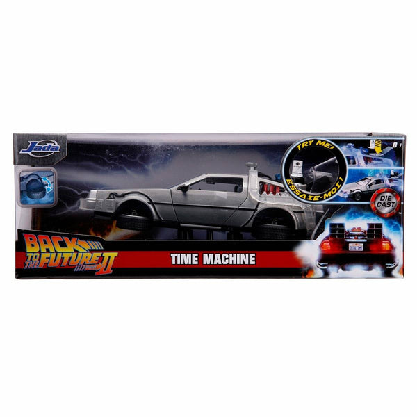 Jada Toys - Back to the Future Part II die-cast 1:24 scale "Hollywood Rides" light-up DeLorean Time Machine