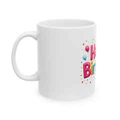 Happy Birthday Ceramic Mug -