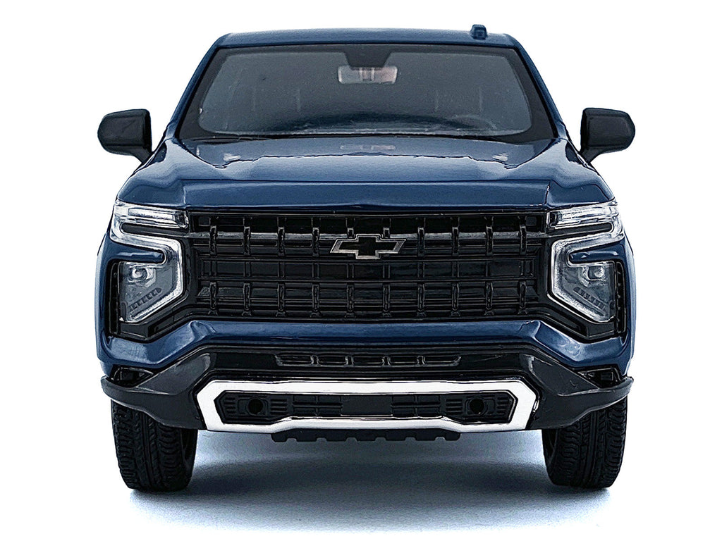 2025 Chevrolet Tahoe PPV Dark Blue "Custom Builder's Kit - Law Enforcement and Public Service" Series 1/24 Diecast Model Car by Motormax