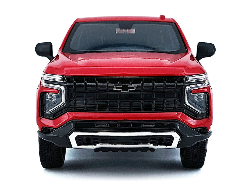 2025 Chevrolet Tahoe PPV Red "Custom Builder's Kit - Law Enforcement and Public Service" Series 1/24 Diecast Model Car by Motormax