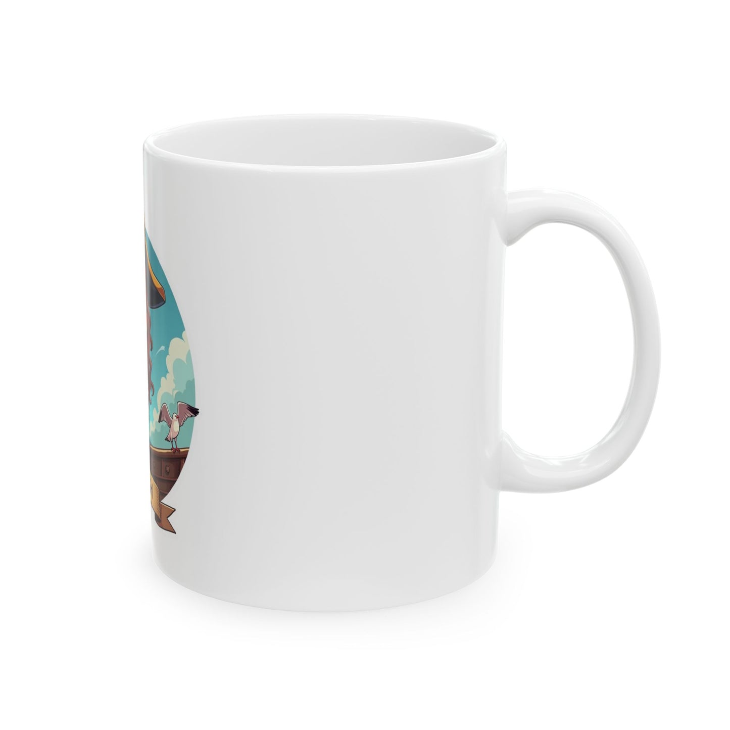 Pirate Girl Ceramic Mug