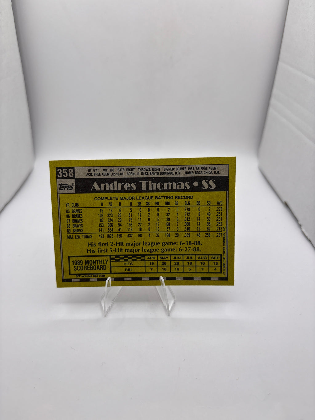 Topps Andres Thomas
