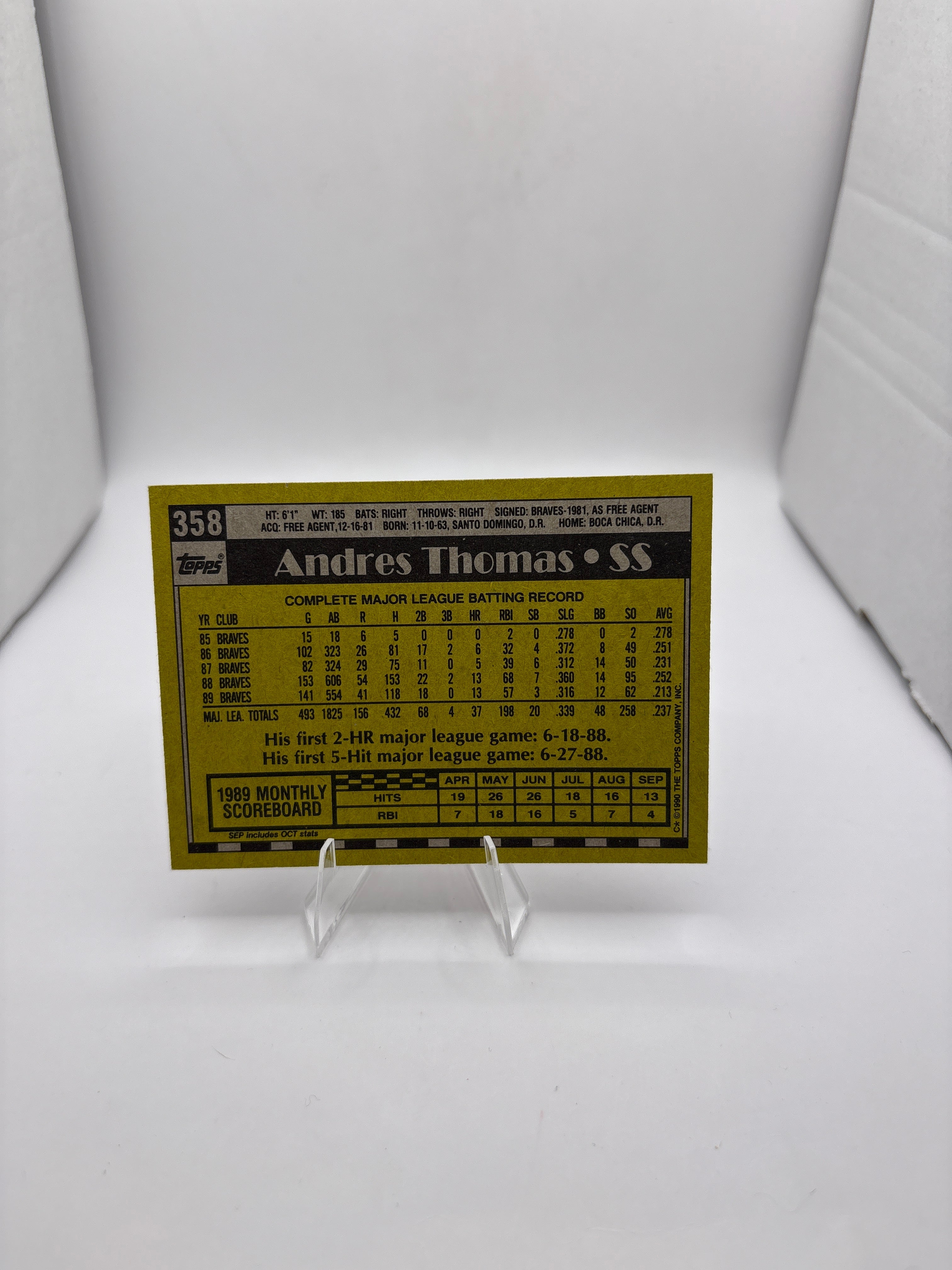 Topps Andres Thomas