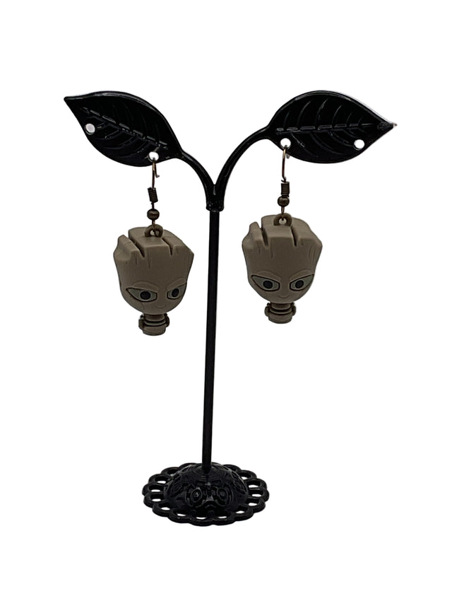 Baby Groot Earrings Hover Image