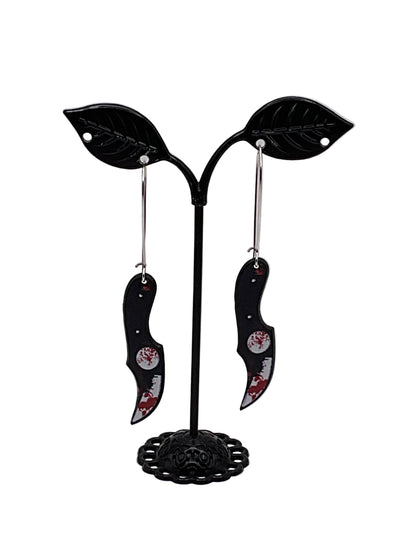 Bloody Sharp Object Earrings