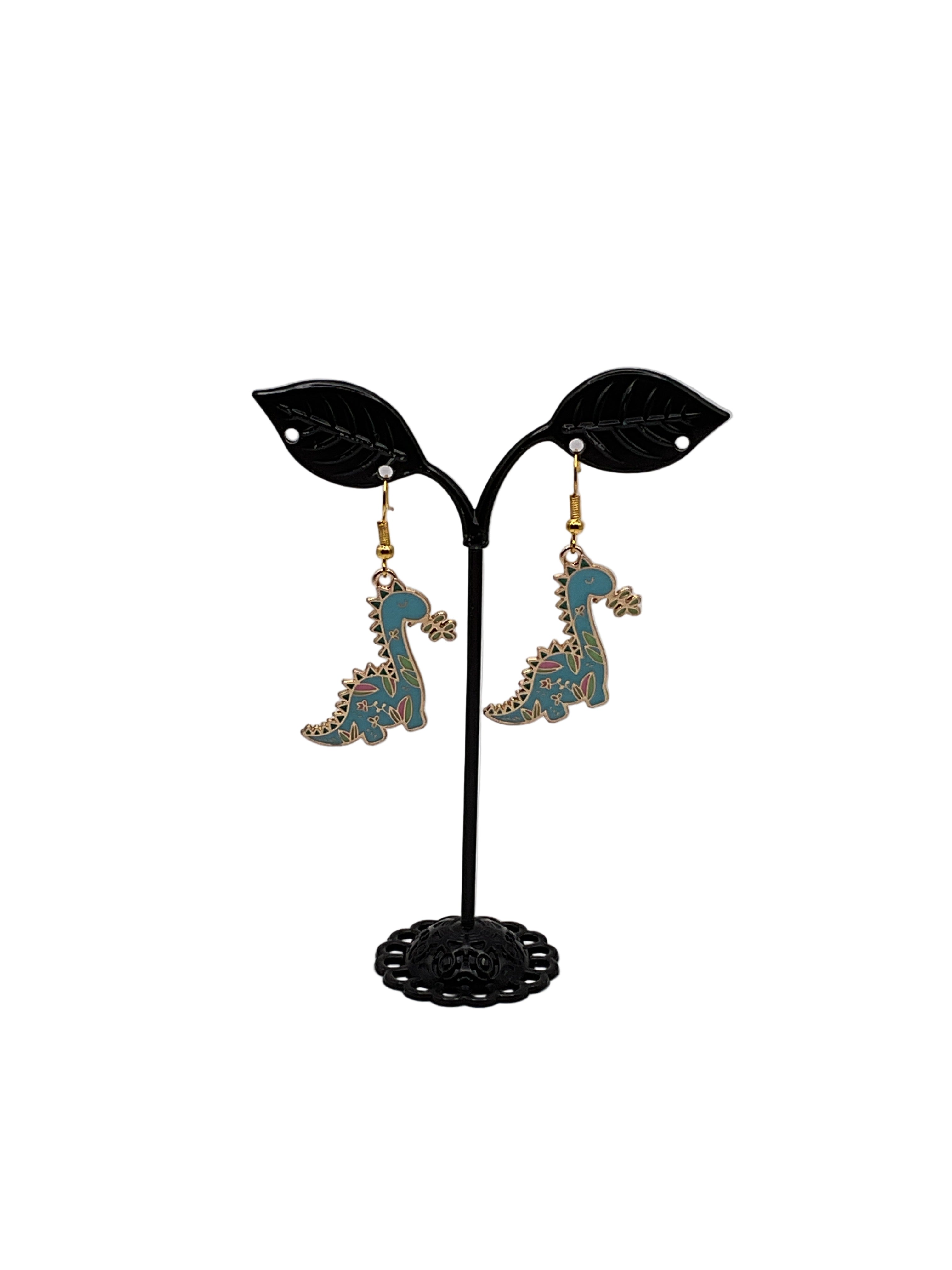 Dinosaur earrings