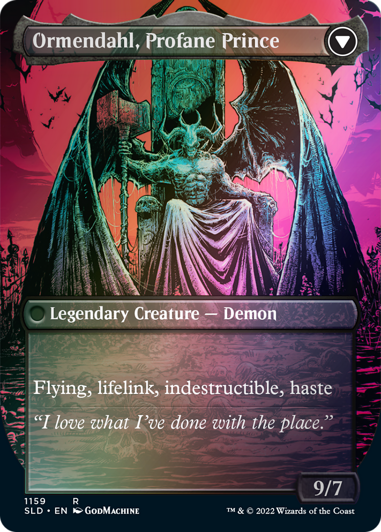 Westvale Abbey // Ormendahl, Profane Prince (SLD-1159) - Secret Lair Drop (Borderless) Foil