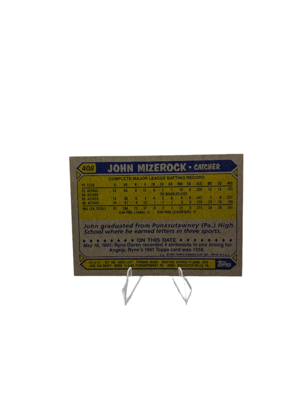 Topps John Mizerock