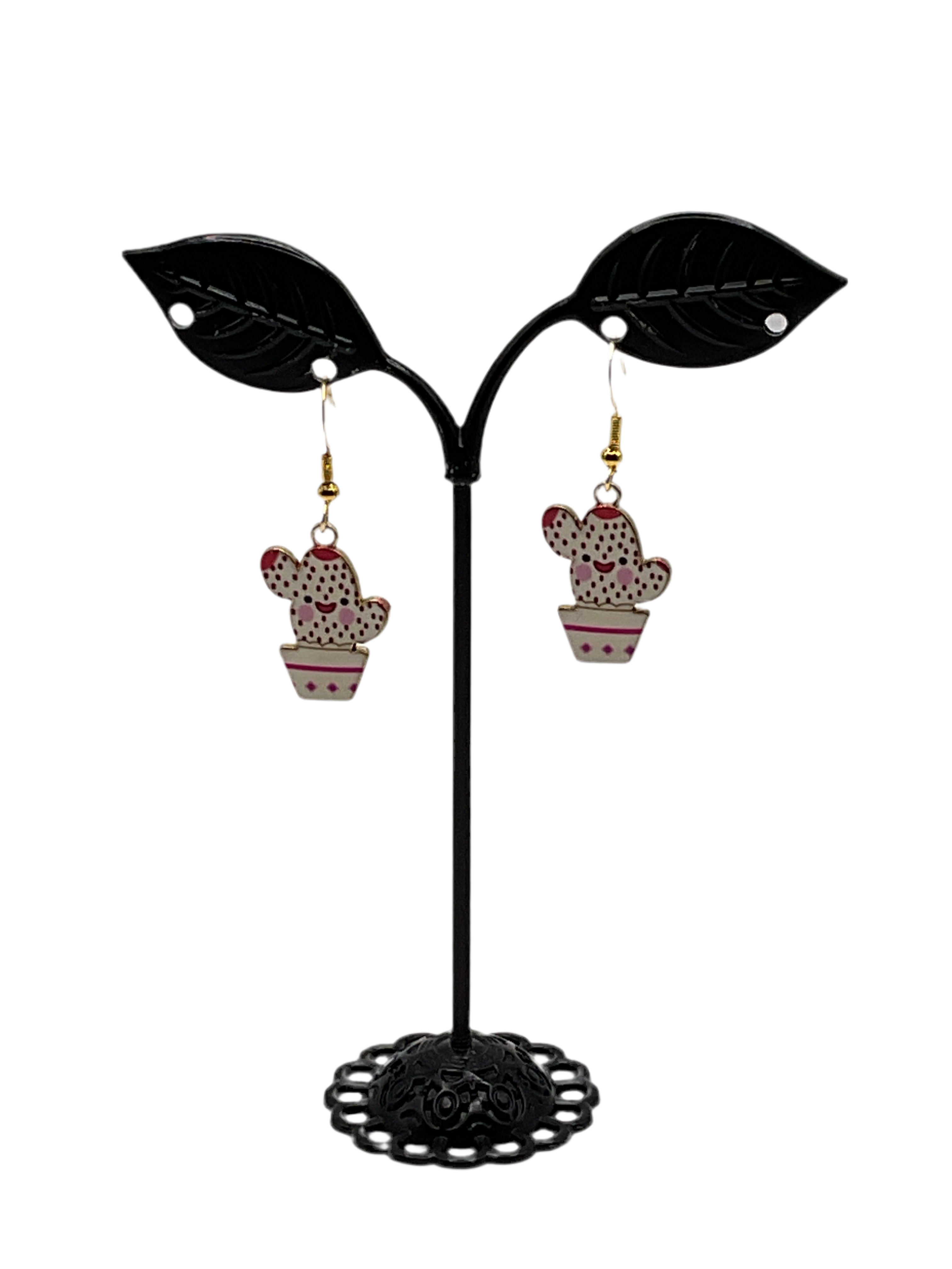 Happy Cactus Earrings Main image