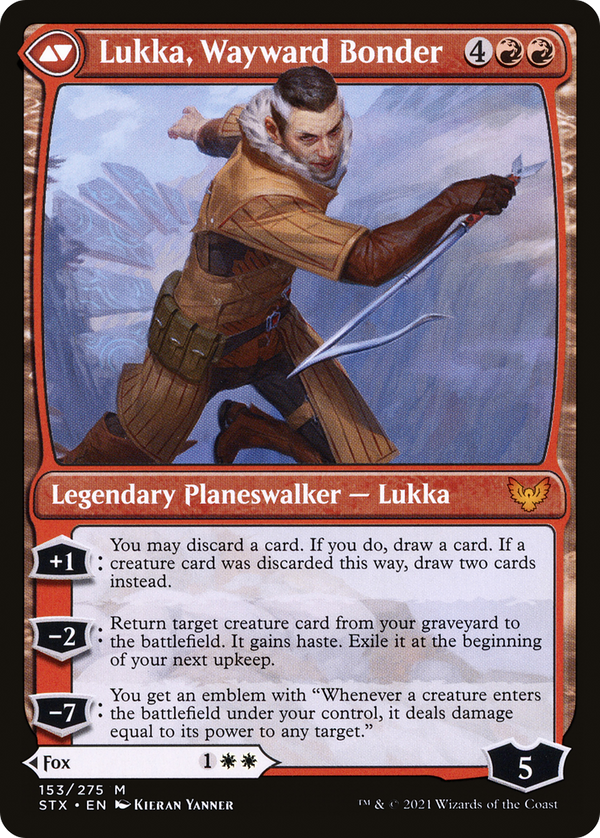 Mila, Crafty Companion // Lukka, Wayward Bonder (LIST-STX-153) - The List