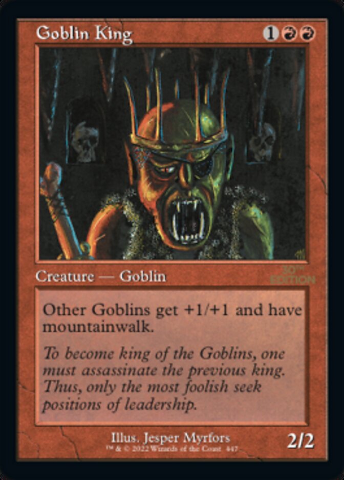 Goblin King (Retro Frame) (30A-447) - 30th Anniversary Edition
