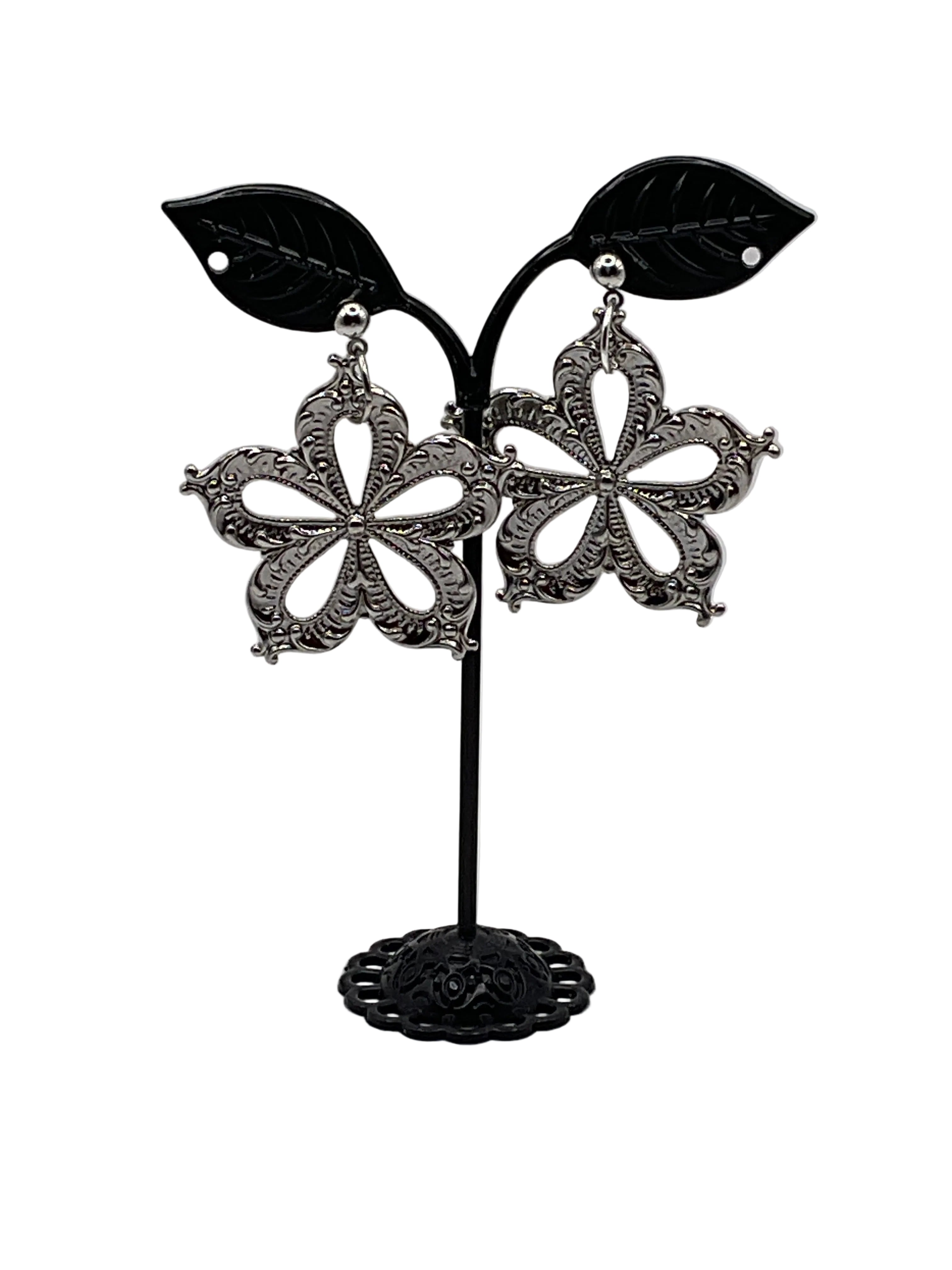 Five Petal Flower Earrings