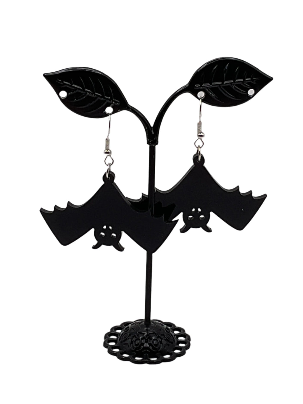 Hanging Bat Earrings