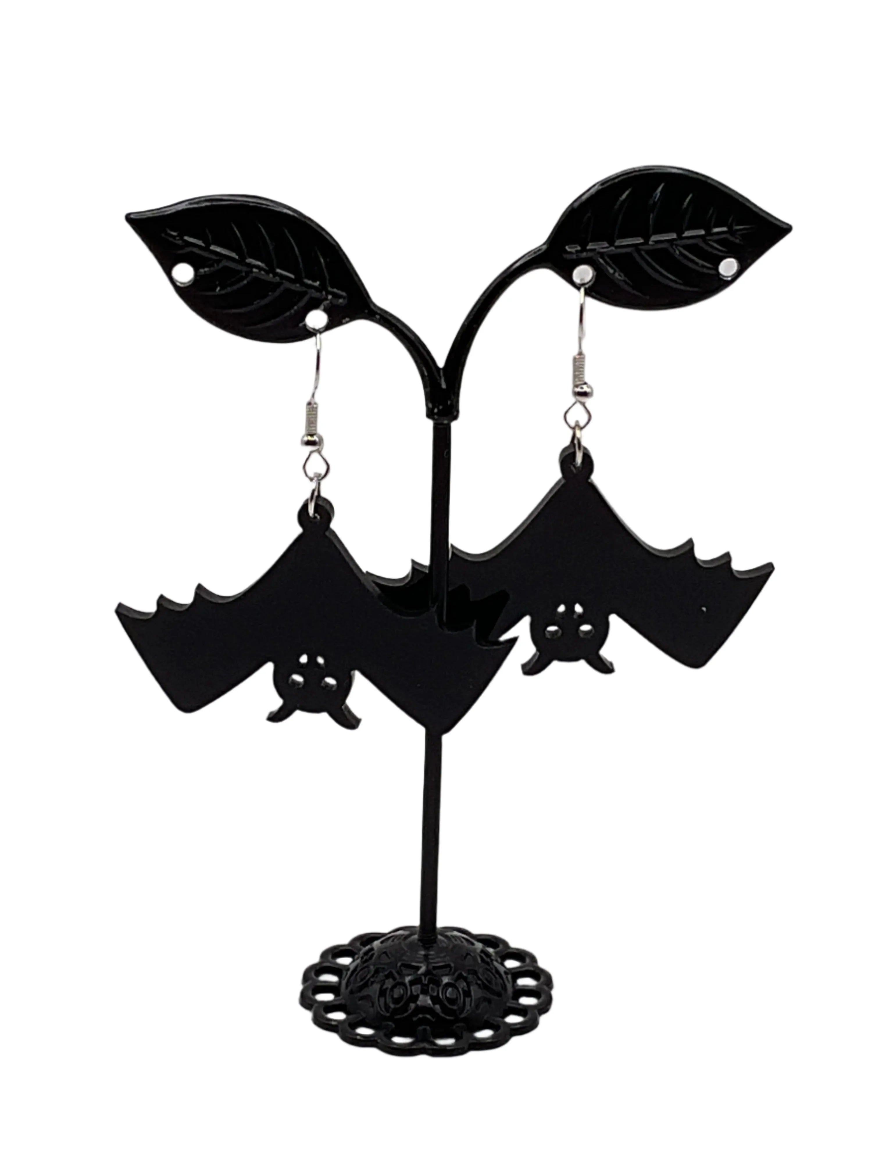 Hanging Bat Earrings