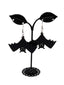 Hanging Bat Earrings