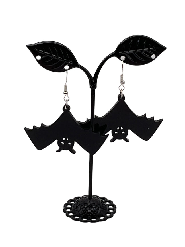 Hanging Bat Earrings Hover Image