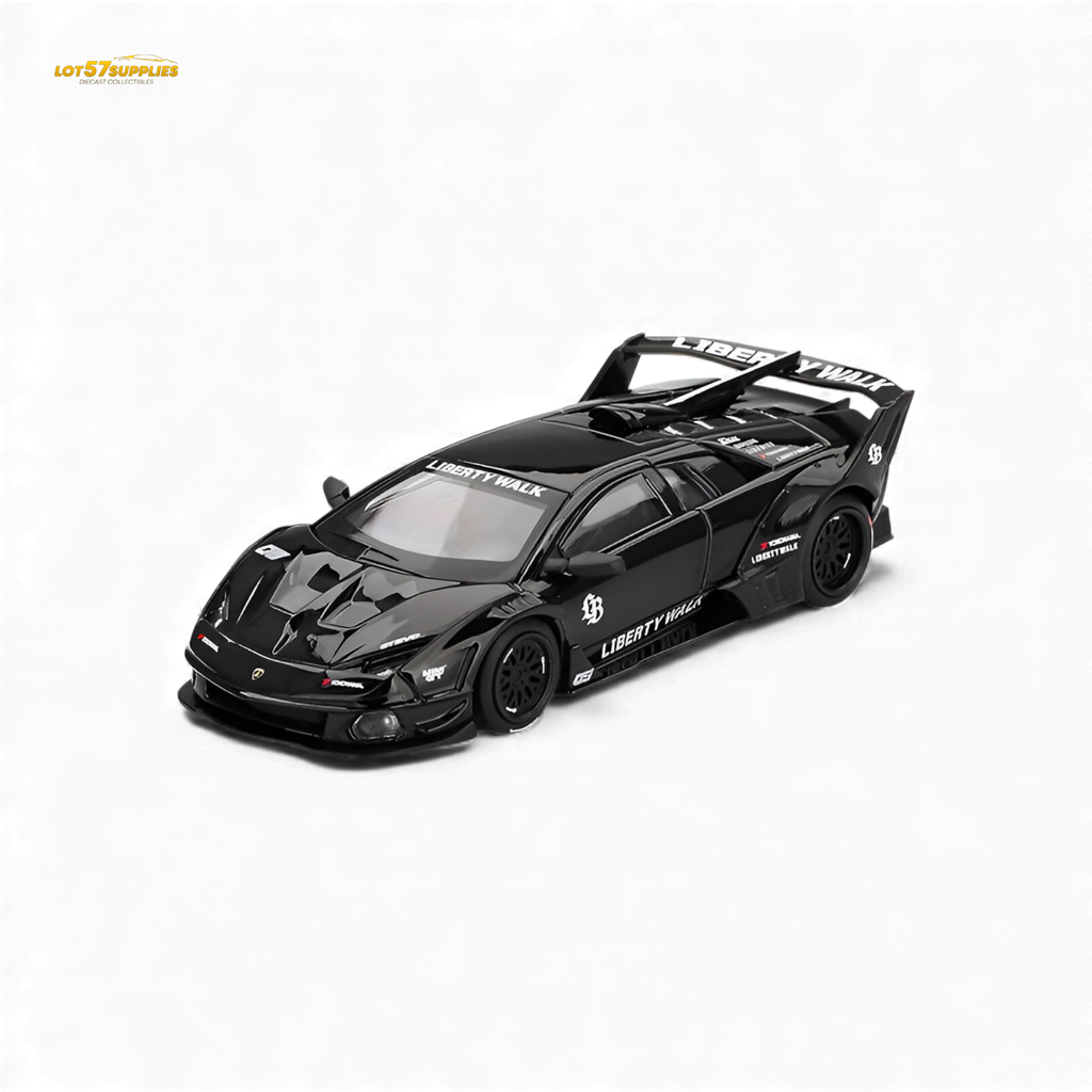 (Pre-Order) Mini GT Lamborghini LB-Silhouette Works Murcielago GT Evo - Black 1:64