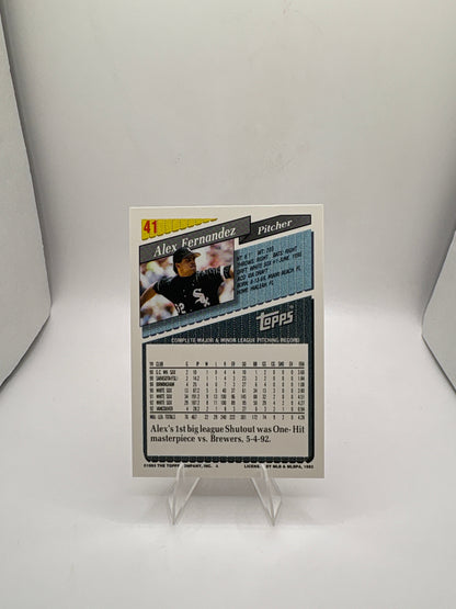 Topps Alex Fernandez