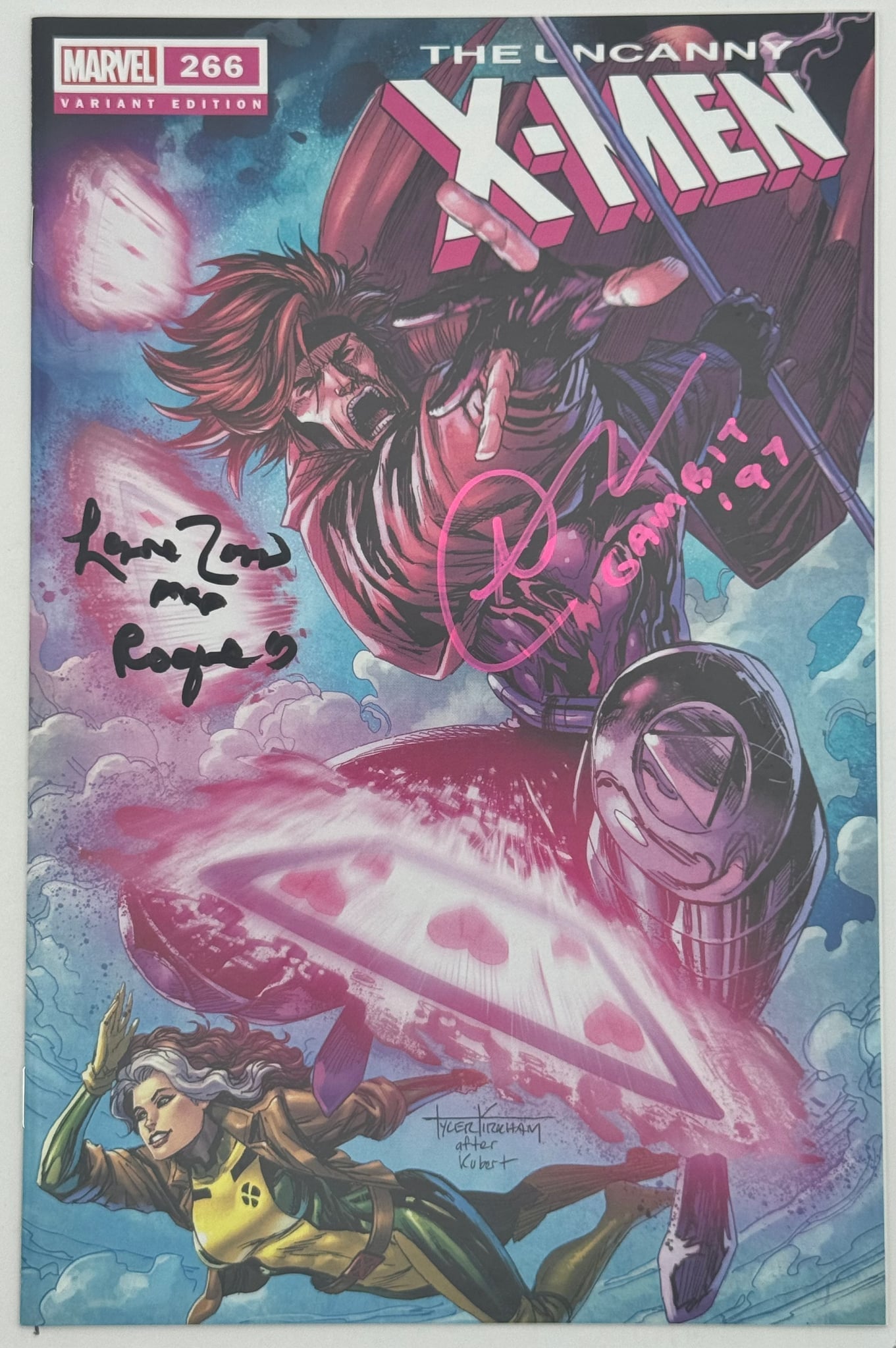[Double Signed by Lenore Zann | Aj LoCasio] UNCANNY X-MEN #266 FACSIMILE EDITION UNKNOWN COMICS TYLER KIRKHAM VAR [IN STOCK] - Collectors World Toys Main image