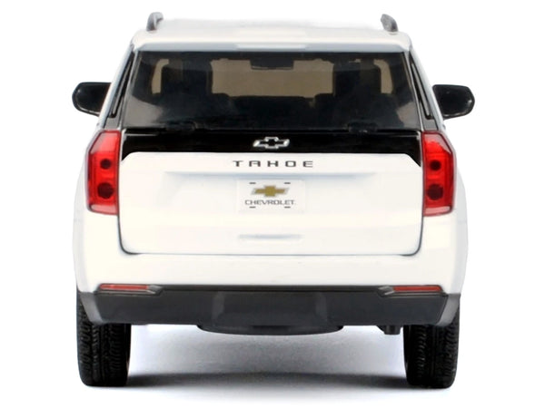 2025 Chevrolet Tahoe Z71 White "Timeless Legends" Series 1/24 Diecast Model Car by Motormax