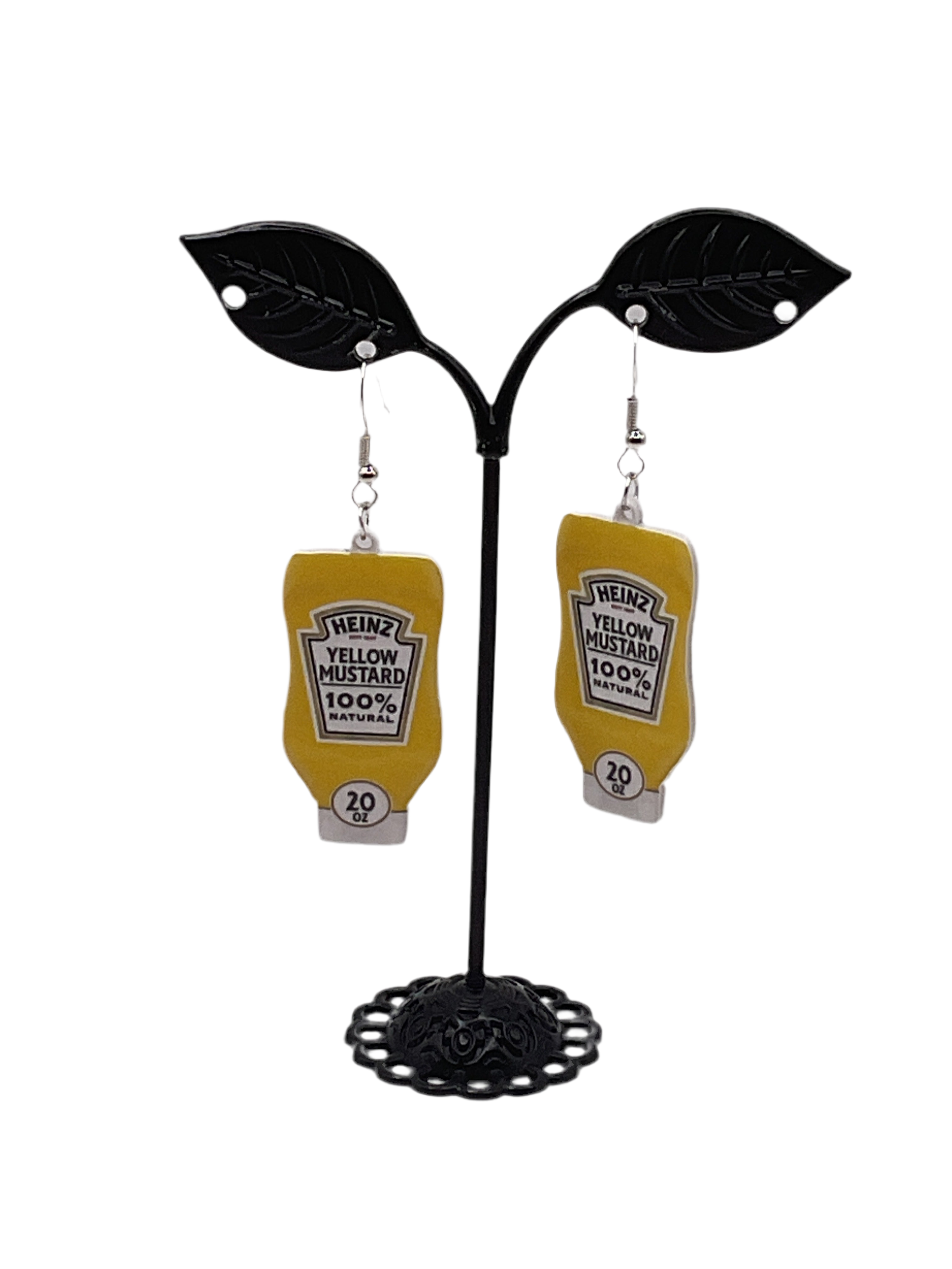 Heinz Yellow Mustard Earrings