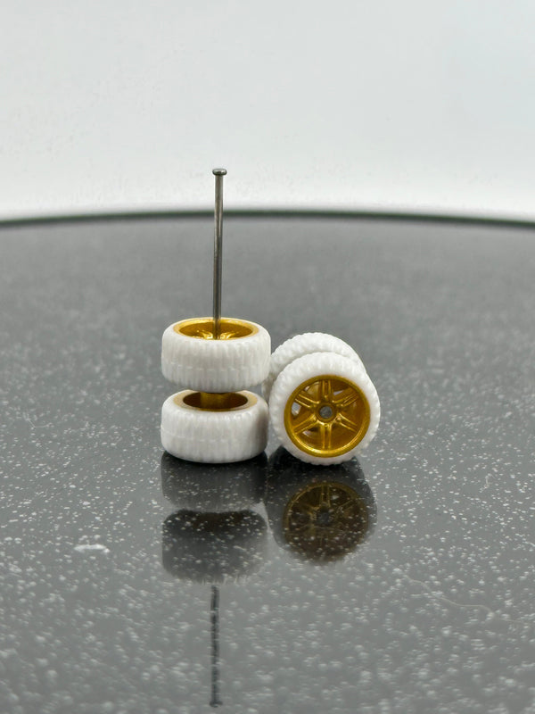Rubber Wheels for Diecast Scale 1/64