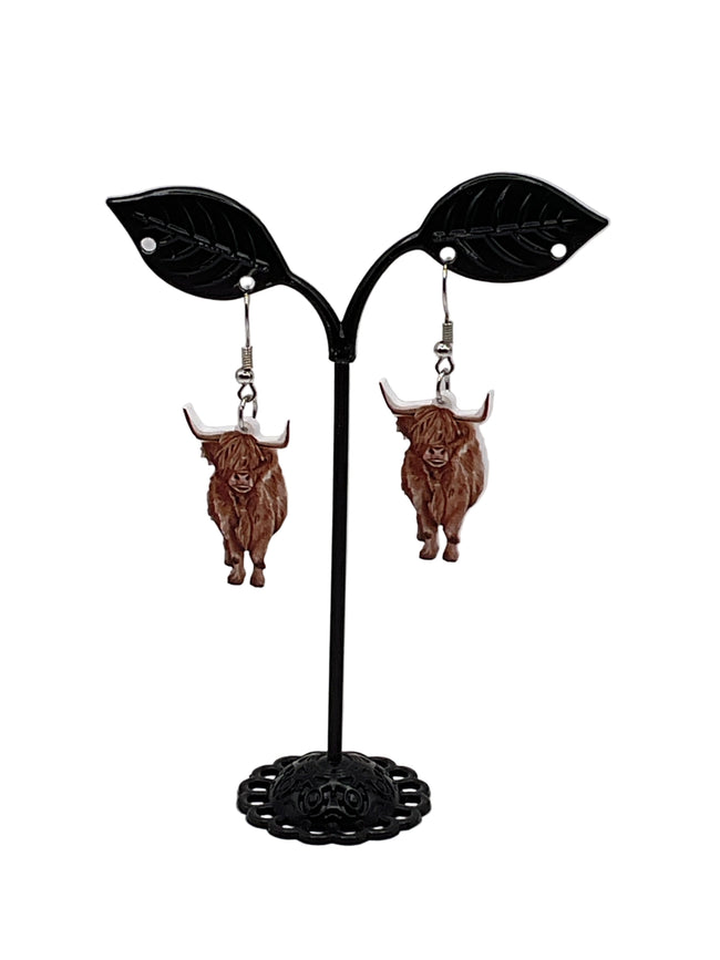 Bull earrings Hover Image