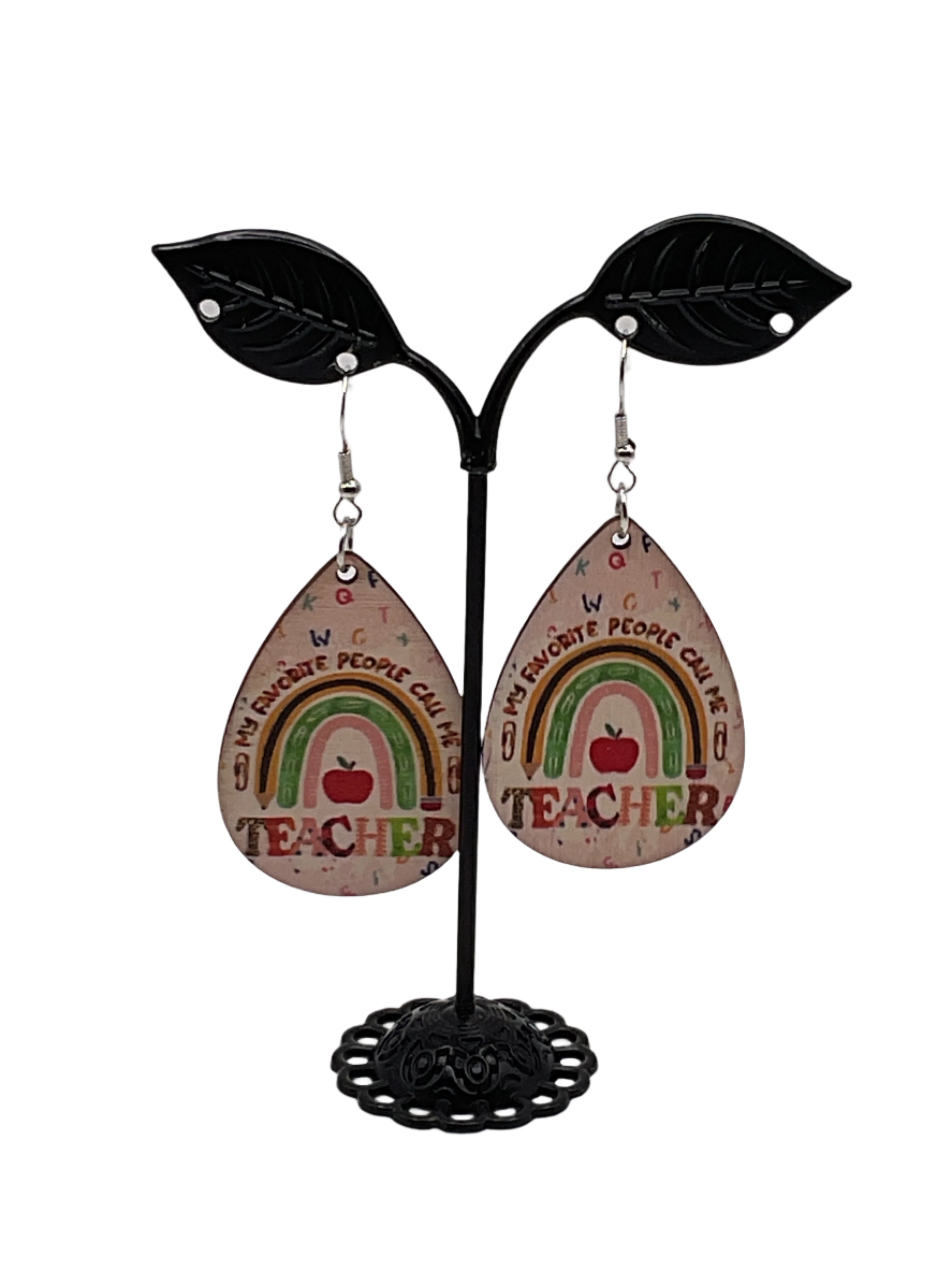 Tear Drop Teacher Earrings