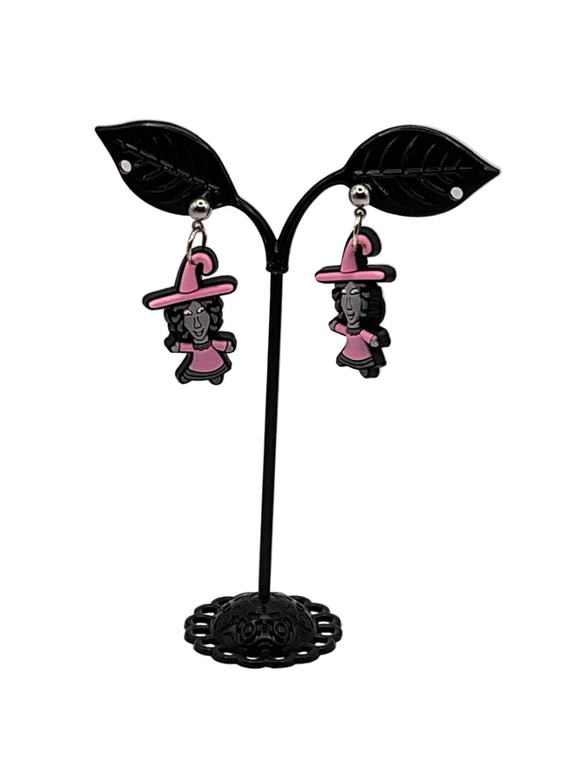Silly Witch Earrings Hover Image