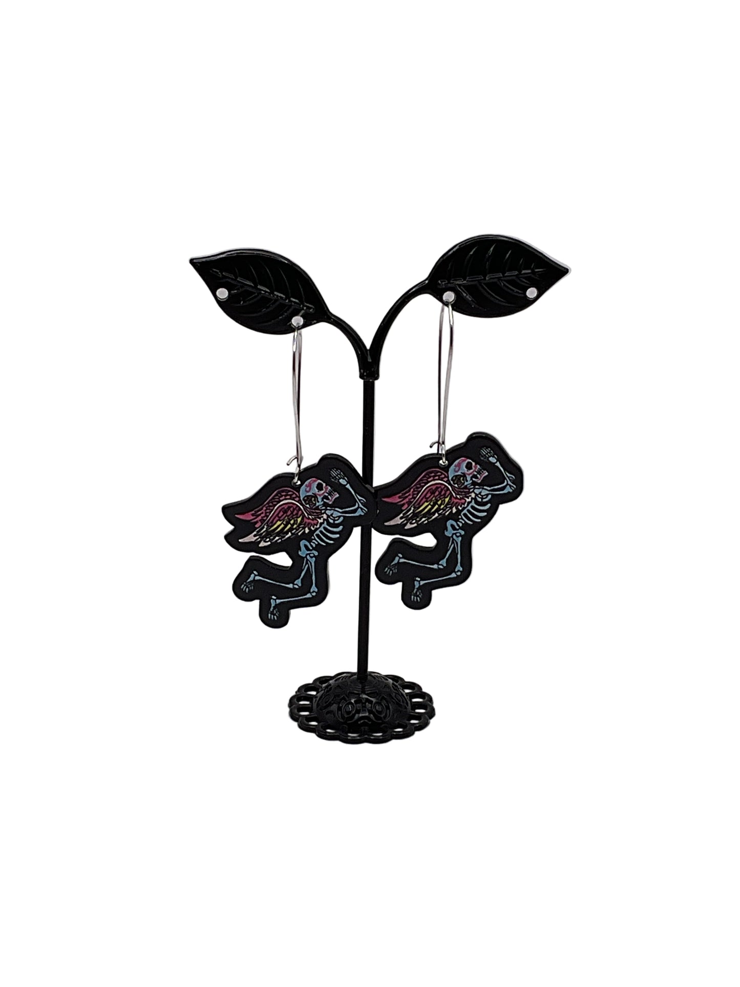 Angel Skeleton Earrings