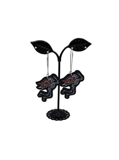 Angel Skeleton Earrings