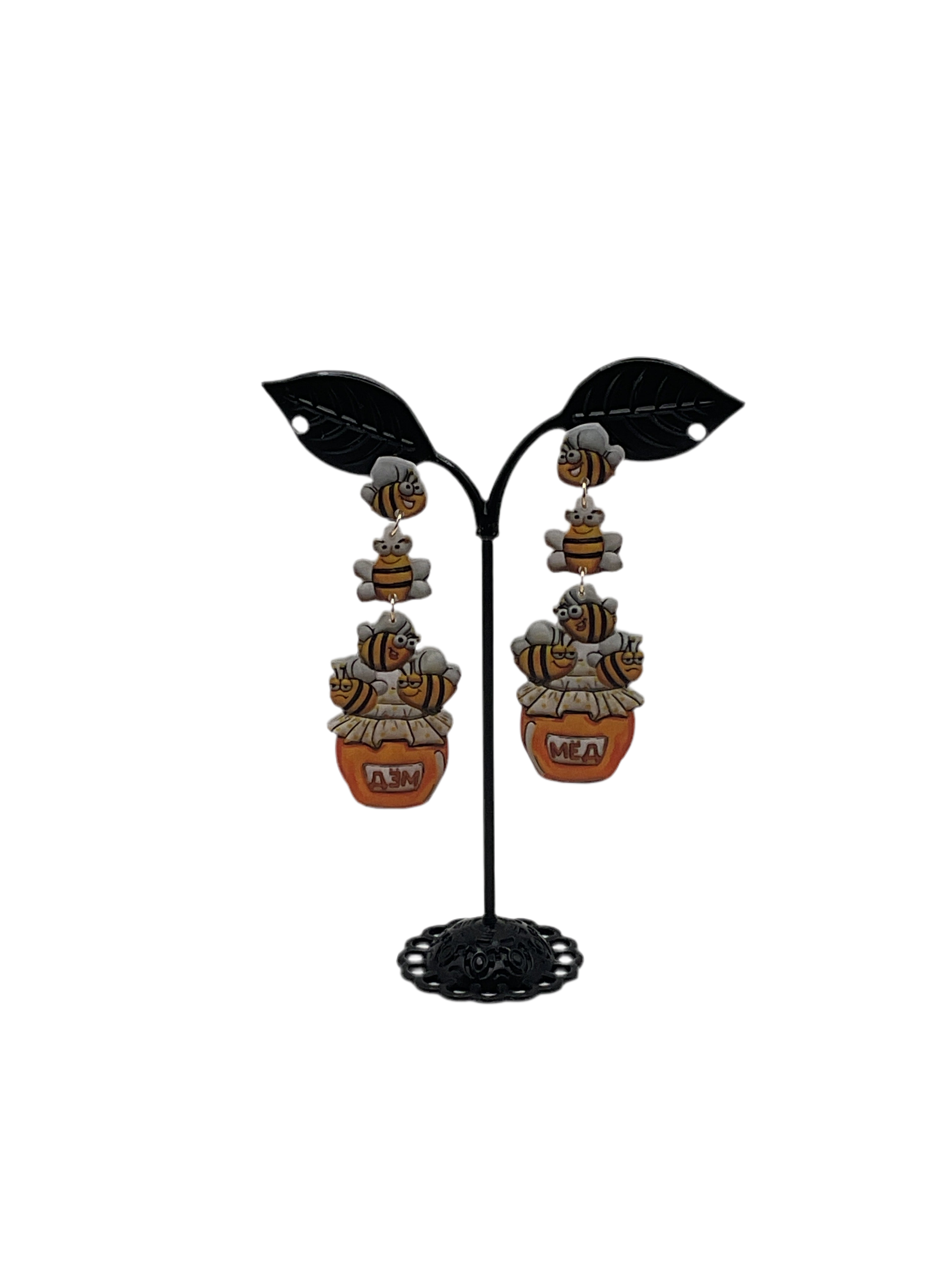 Bees And Honey Earrings