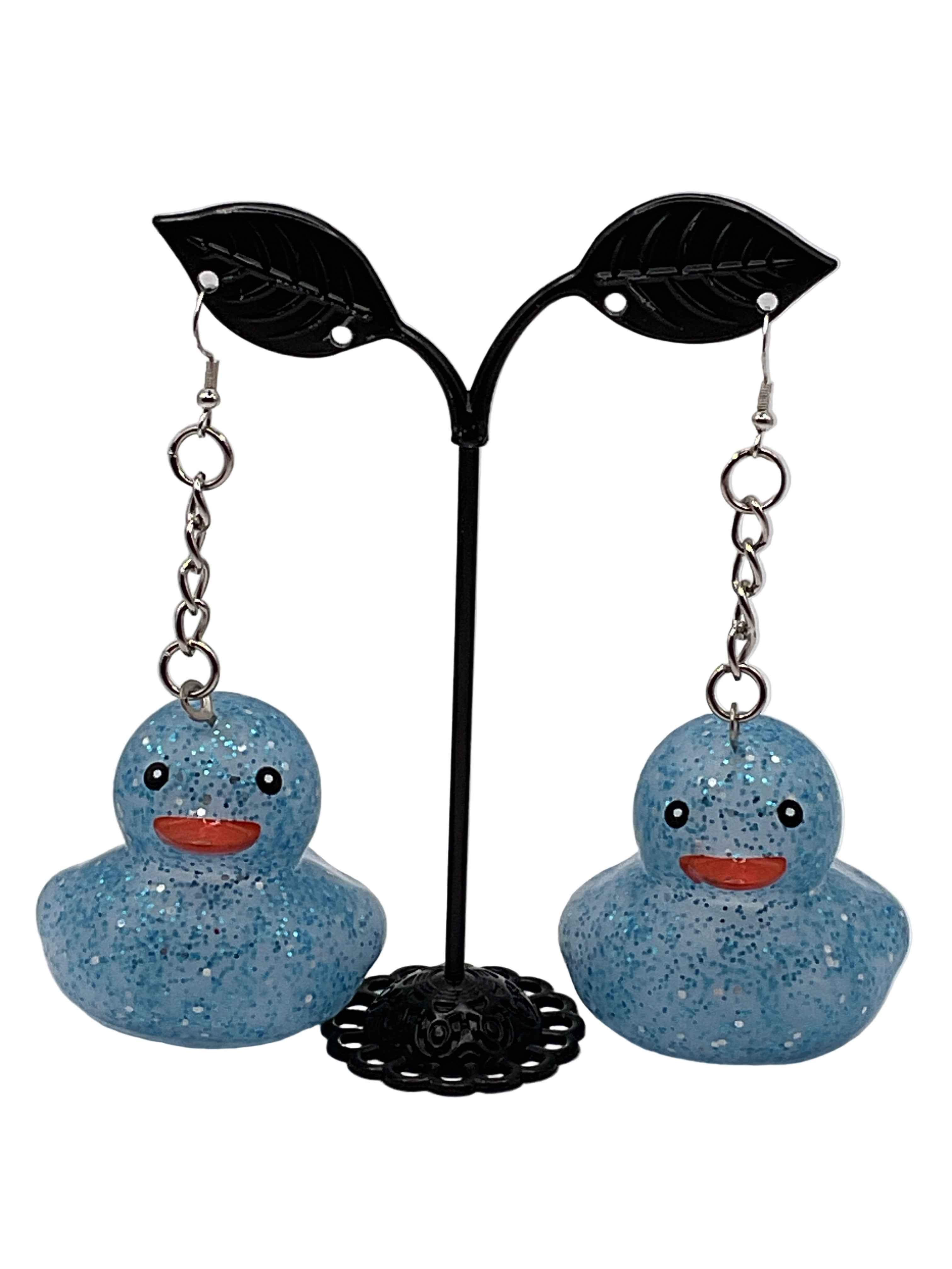 Large Rubber Ducky Earrings