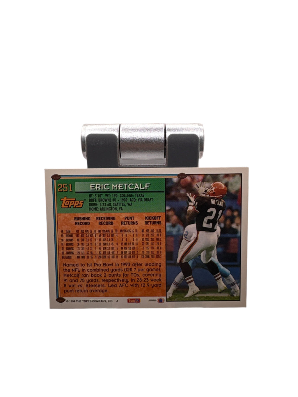 Topps Eric Metcalf