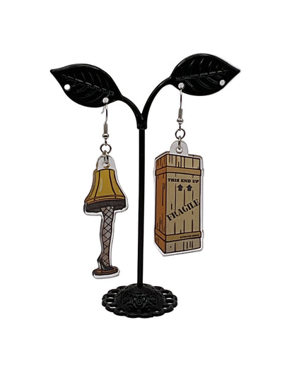 Christmas story earrings