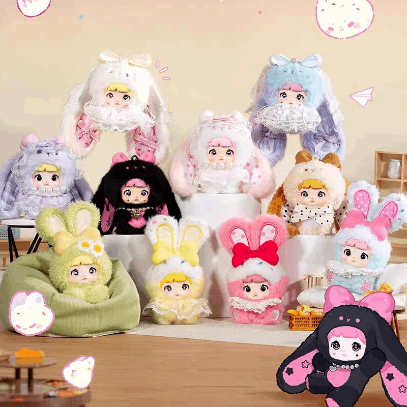 Nommi V8 – MiBao Sweet Bunny Series Plush Blind Box (1 Blind Box) Main image