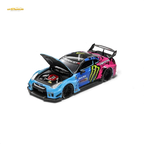 (Pre-Order) Demon King Auto GT-R R35 LBWK Wide-Body - Monster Livery 1:64