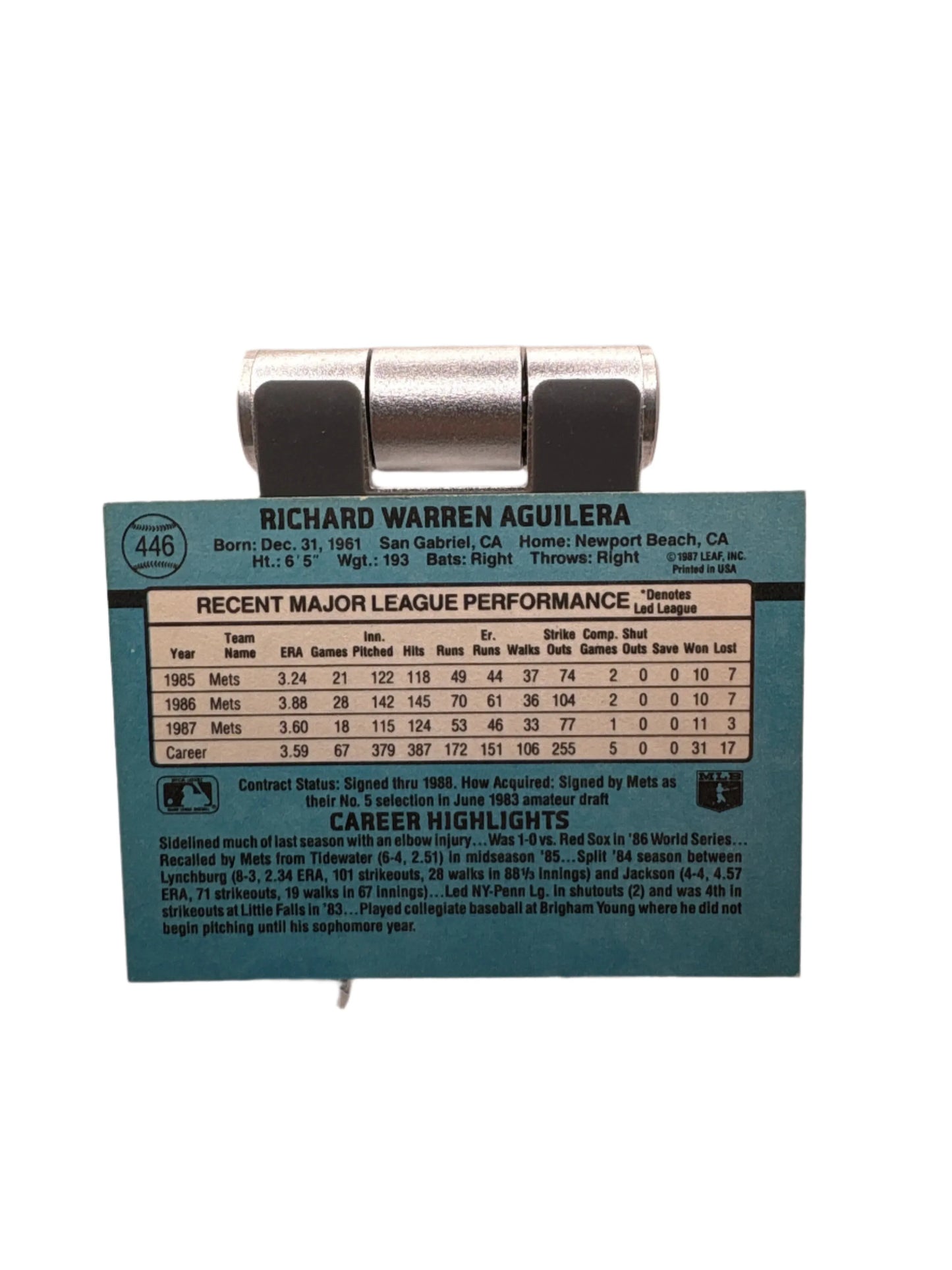 Donruss Rick Aguilera