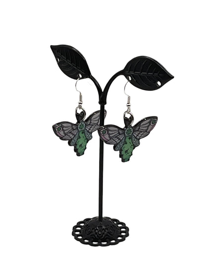 Bud butterfly earrings