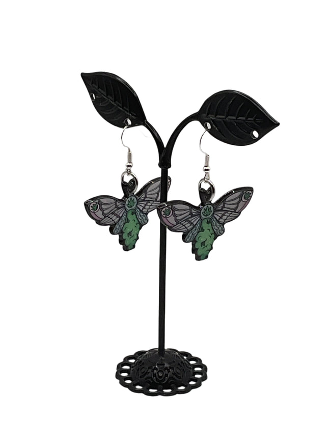 Bud butterfly earrings Hover Image