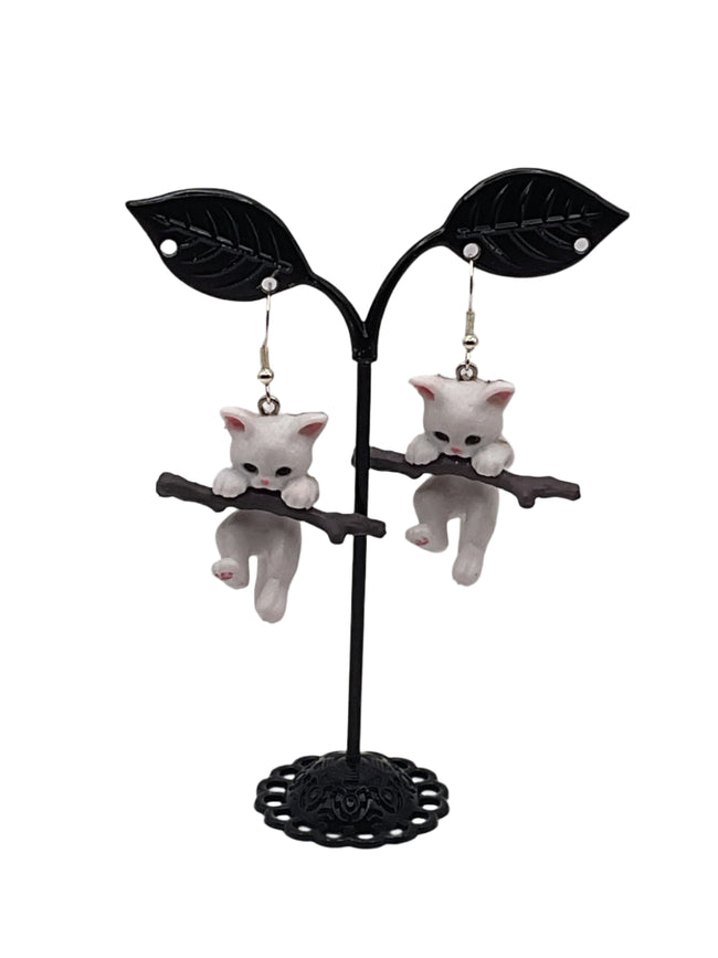 Cat earrings Hover Image