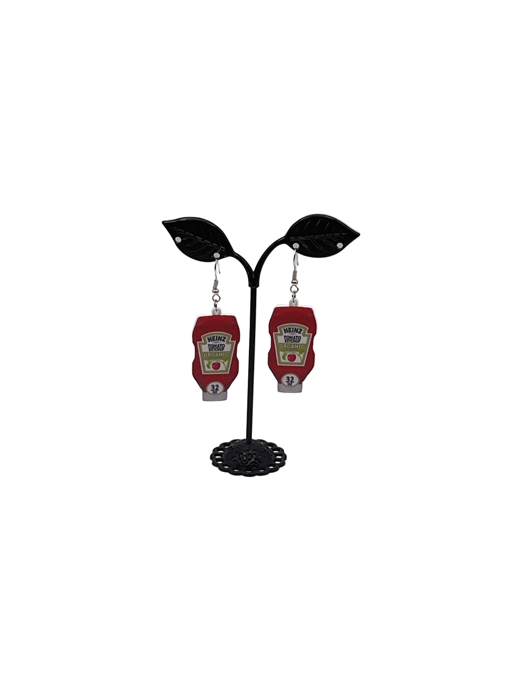 Ketchup earrings