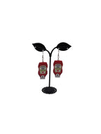 Ketchup earrings