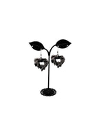 Black Heart Earrings