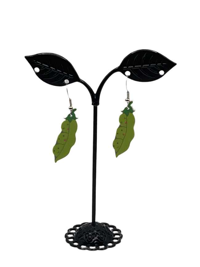 Three Peas in a Pod Earrings Hover Image