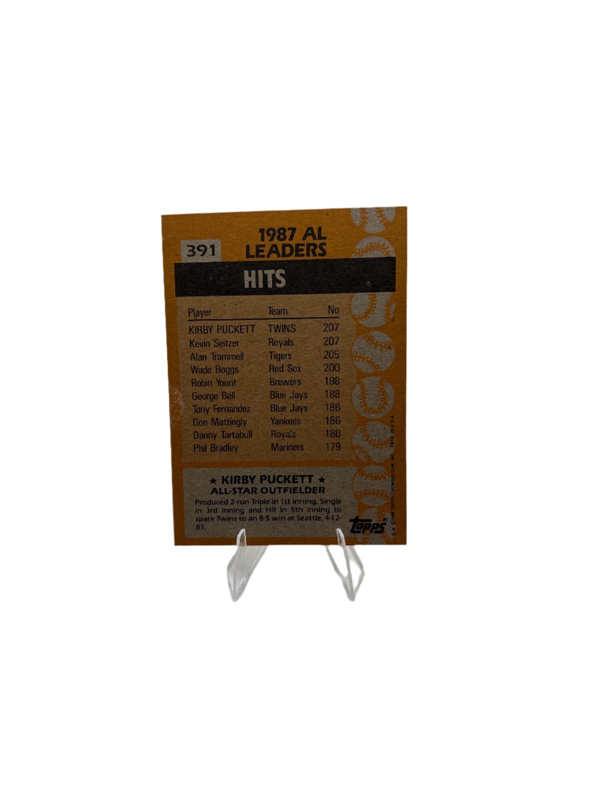 Topps Kirby Puckett