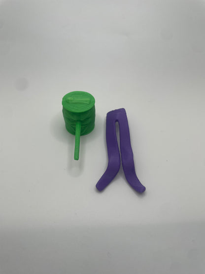 Vintage Kenner DC Super Powers Joker Hammer & Coat Tail 1984 Repro Part Batman