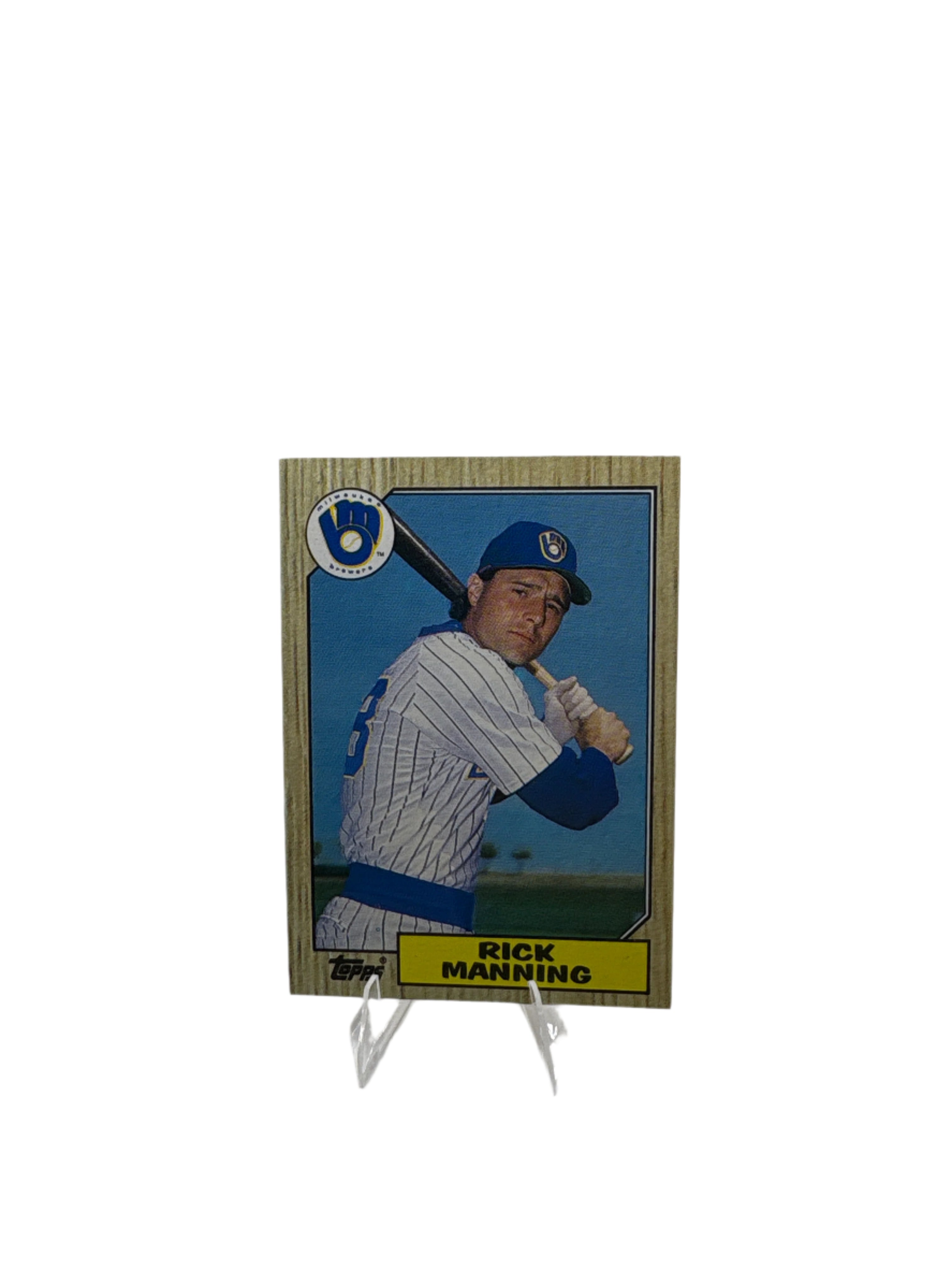 Topps Rick Manning Main image